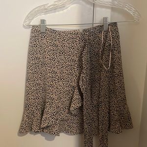 Princess Polly cheetah print skirt